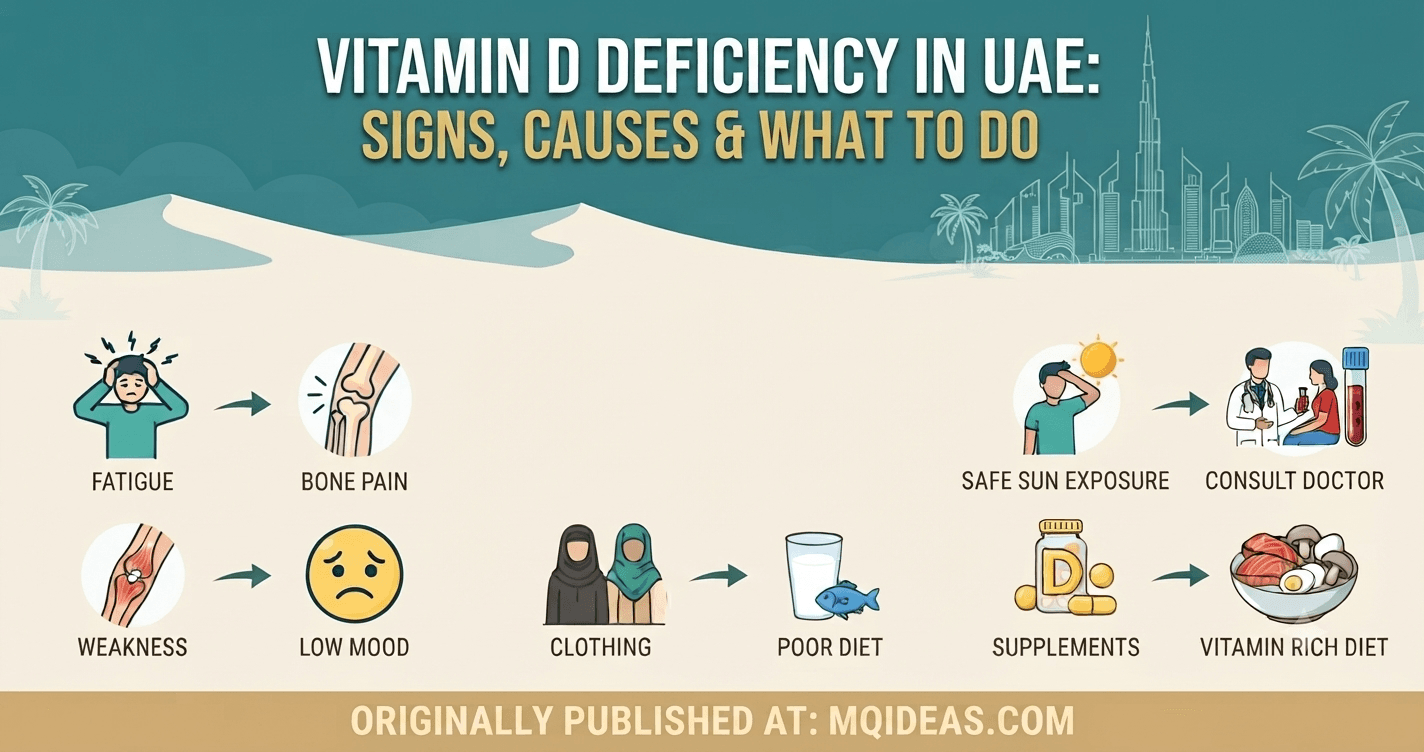 Vitamin D Deficiency in UAE — Signs, Causes, and What to Do